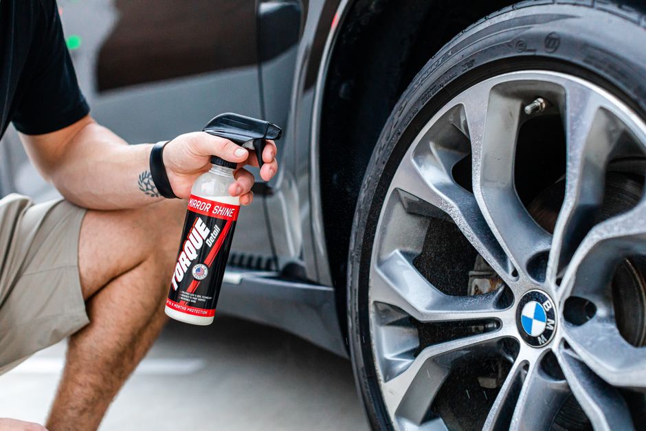 Polishing a premium car wheel